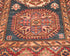 2x3 Gray Kazak Afghan Hand Knotted Wool Area Rug